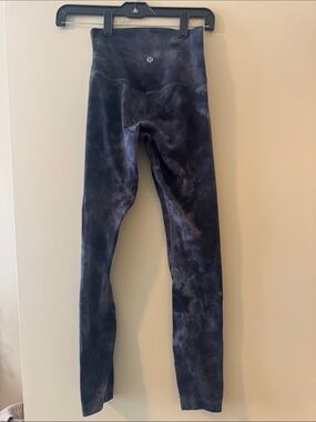 lululemon athletica High-Rise Tie-Dye Leggings - Black/Gray Wash
